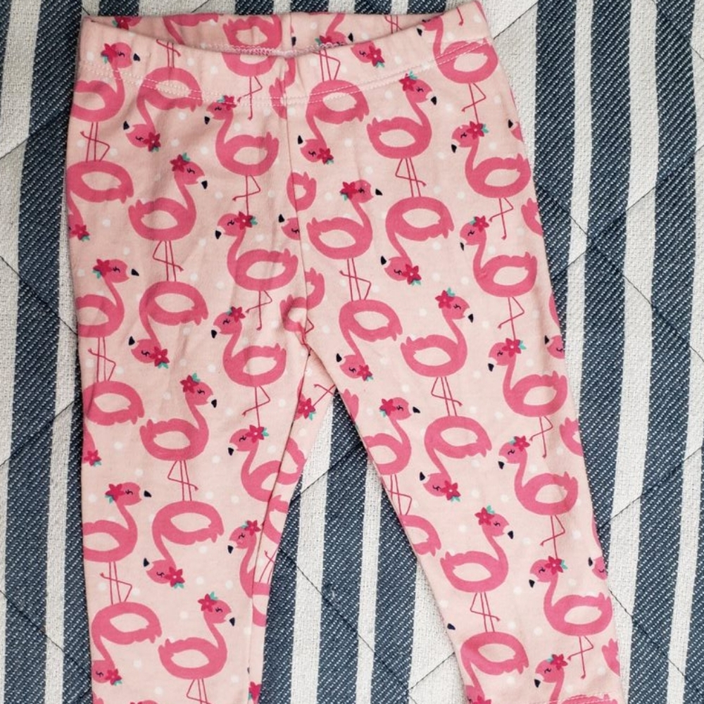 Gymboree Pink flamingo leggings
